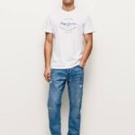 mezclilla vaqueros easton de corte holgado con tiro caído Pepe Jeans 06X4819 hombres