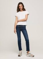 mezclilla vaqueros gen de tiro medio recto Pepe Jeans 06X44 mujer