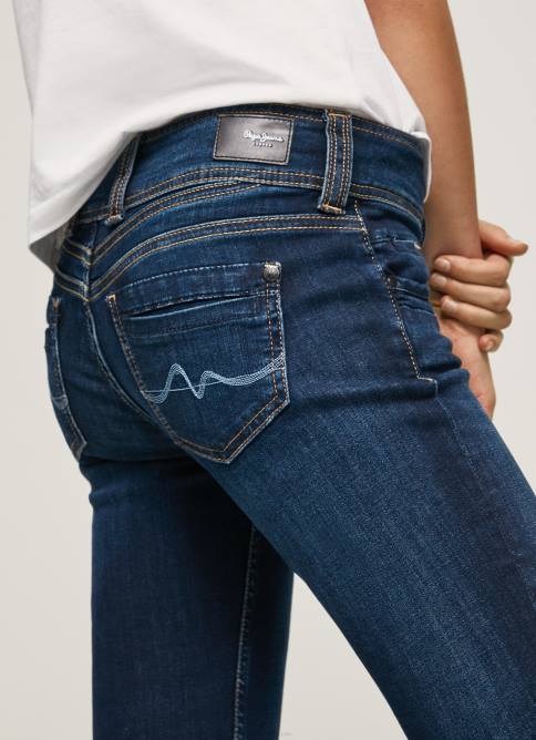 mezclilla vaqueros gen de tiro medio recto Pepe Jeans 06X44 mujer - Imagen 5