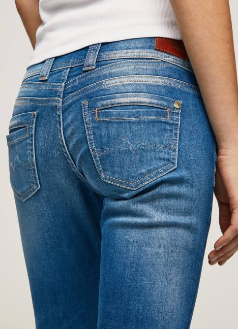 mezclilla vaqueros gen de tiro medio recto Pepe Jeans 06X46 mujer - Imagen 5
