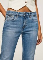 mezclilla vaqueros jolie de tiro medio con corte regular Pepe Jeans 06X420 mujer - Imagen 3