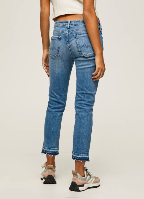 mezclilla vaqueros jolie de tiro medio con corte regular Pepe Jeans 06X420 mujer - Imagen 4
