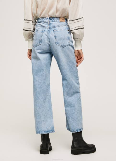 mezclilla vaqueros lexa sky de talle alto y ancho Pepe Jeans 06X478 mujer - Imagen 5