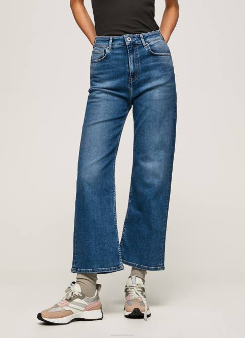mezclilla vaqueros lexa sky de talle alto y ancho Pepe Jeans 06X491 mujer - Imagen 2