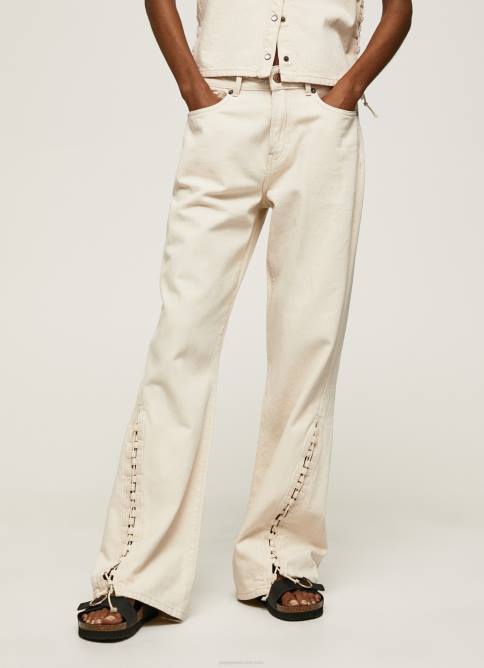 mezclilla vaqueros mayfair de tiro medio holgados Pepe Jeans 06X489 mujer - Imagen 2
