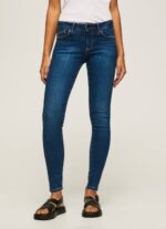 mezclilla vaqueros pitillo pixie de tiro medio Pepe Jeans 06X444 mujer - Imagen 2