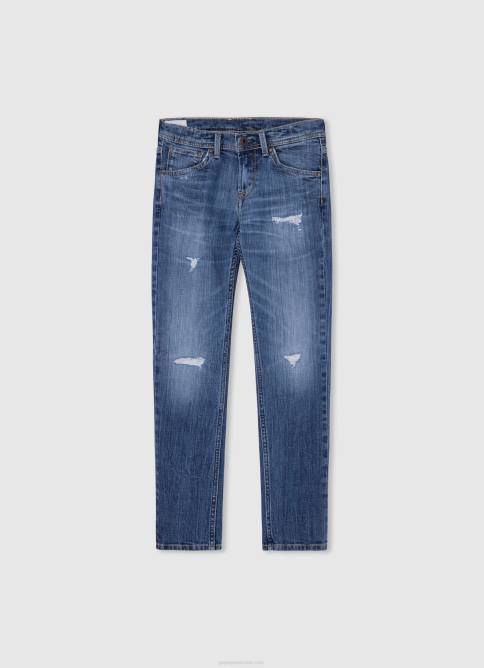 mezclilla vaqueros rey de tiro medio holgados Pepe Jeans 06X41580 chico - Imagen 4