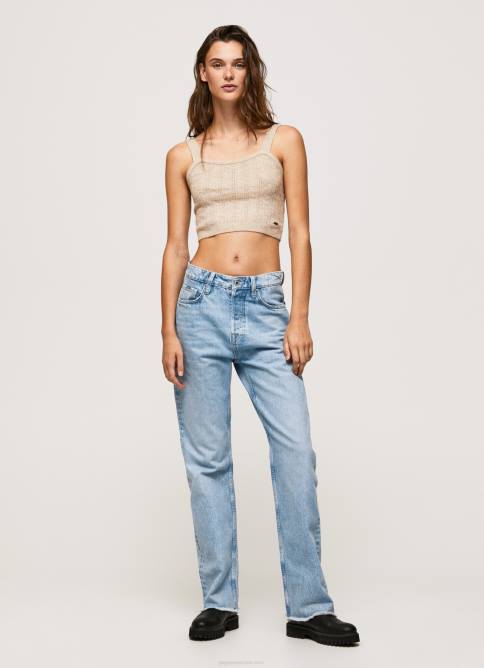 mezclilla vaqueros robyn de talle alto y corte regular Pepe Jeans 06X416 mujer - Imagen 1