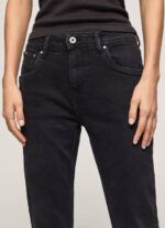 mezclilla vaqueros violetas de talle alto Pepe Jeans 06X492 mujer - Imagen 3