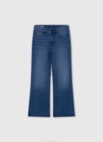 mezclilla vaqueros willa jr de talle alto acampanados Pepe Jeans 06X41368 chica