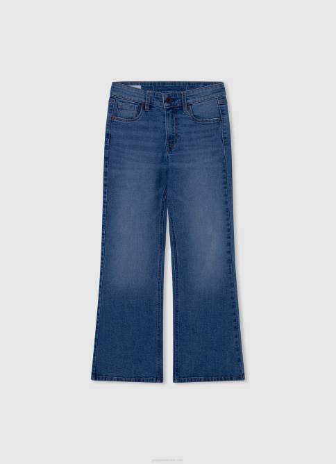 mezclilla vaqueros willa jr de talle alto acampanados Pepe Jeans 06X41368 chica - Imagen 1