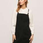 mezclilla vestido de mezclilla con ramitas Pepe Jeans 06X4211 mujer