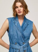 mezclilla vestido vaquero corto carmen Pepe Jeans 06X4154 mujer - Imagen 3