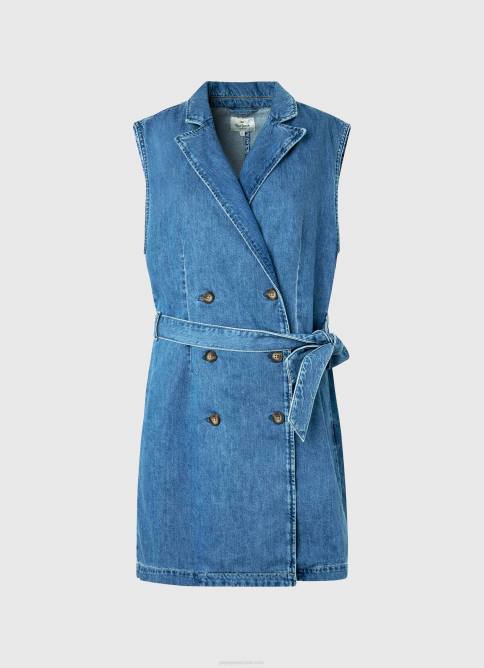 mezclilla vestido vaquero corto carmen Pepe Jeans 06X4154 mujer - Imagen 5