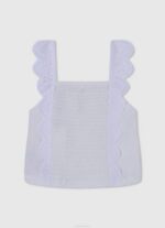 mousse camiseta sin mangas con volantes Pepe Jeans 06X41478 chica - Imagen 2
