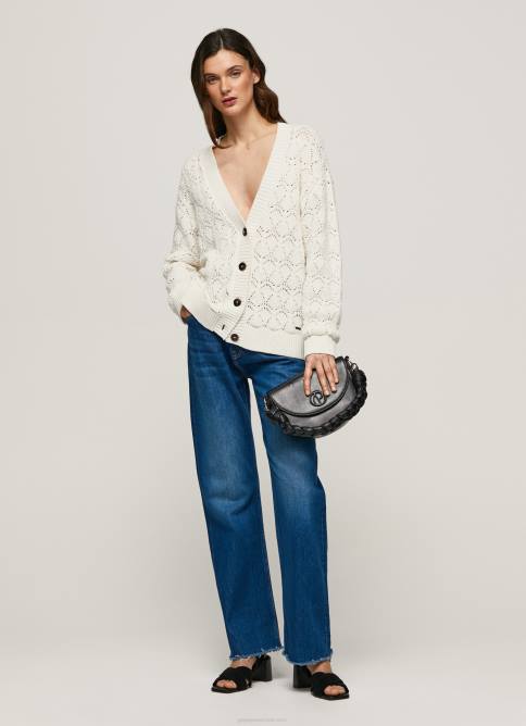 mousse_cardigan_calado_con_escote_en_v_pepe_jeans_06x4230_mujer.jpg mousse cárdigan calado con escote en v Pepe Jeans 06X4230 mujer - Imagen 1