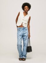 mousse chaleco tejido combinado Pepe Jeans 06X4346 mujer - Imagen 5
