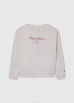 mousse suéter con logo estampado Pepe Jeans 06X41404 chica