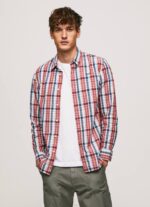 multi camisa de popelina a cuadros loick Pepe Jeans 06X41067 hombres
