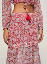 multi falda con estampado floral Pepe Jeans 06X4477 mujer - Imagen 3