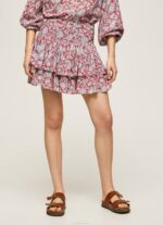 multi falda con estampado floral Pepe Jeans 06X4503 mujer - Imagen 2