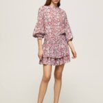 multi falda con estampado floral Pepe Jeans 06X4503 mujer