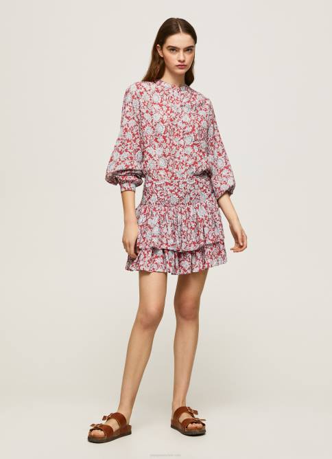 multi_falda_con_estampado_floral_pepe_jeans_06x4503_mujer.jpg multi falda con estampado floral Pepe Jeans 06X4503 mujer - Imagen 1