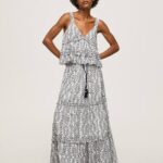 multi falda con estampado ornamental Pepe Jeans 06X4476 mujer