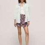 multi falda fluida con volantes Pepe Jeans 06X4494 mujer