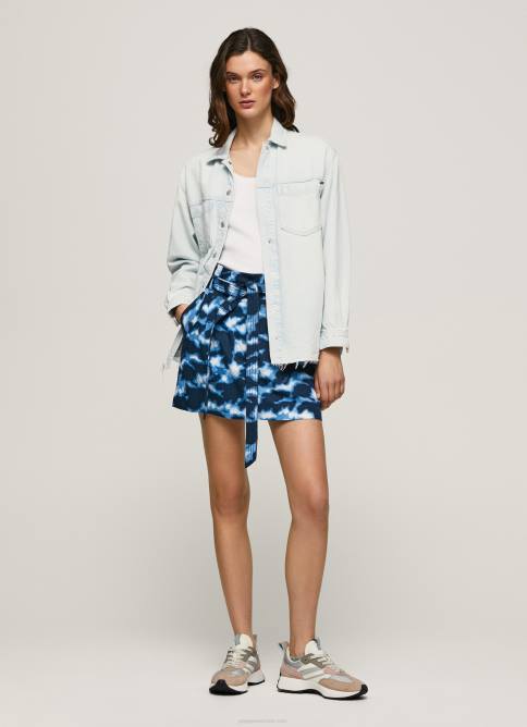 multi_minifalda_con_estampado_militar_pepe_jeans_06x4500_mujer.jpg multi minifalda con estampado militar Pepe Jeans 06X4500 mujer - Imagen 1