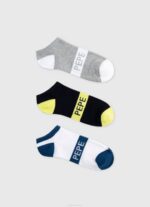 multi Pack de 3 calcetines tobilleros Pepe Jeans 06X41150 hombres