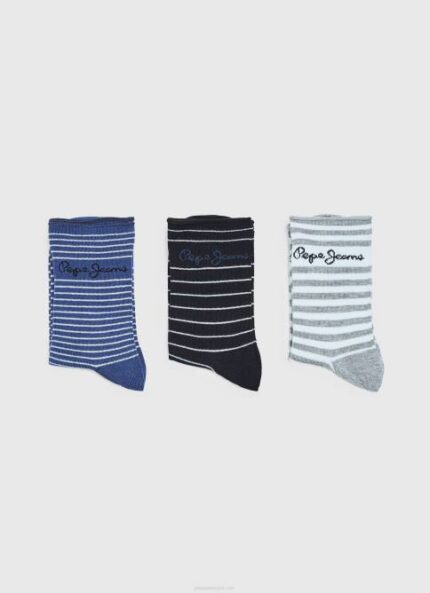 multi pack de 3 pares de calcetines Pepe Jeans 06X4559 mujer