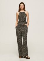 multi pantalones anchos con estampado floral Pepe Jeans 06X4292 mujer