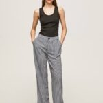 multi pantalones con logo estampado Pepe Jeans 06X4307 mujer