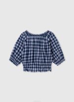 multi top con estampado de cuadros Pepe Jeans 06X41419 chica - Imagen 2