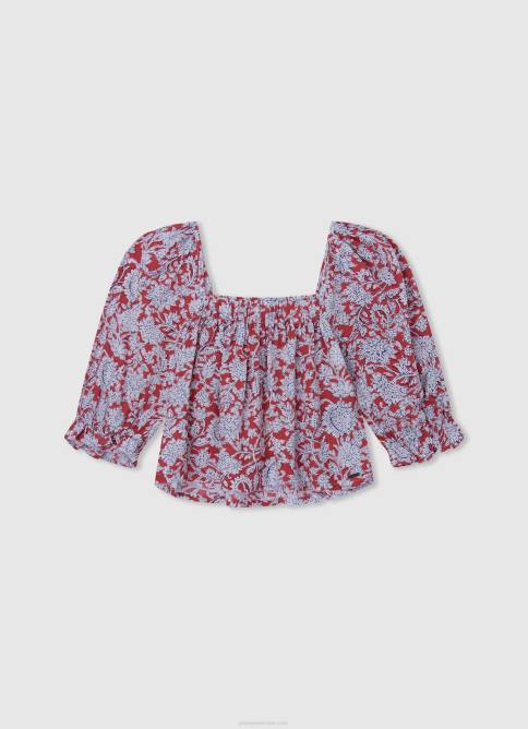 multi_top_sita_con_escote_cuadrado_pepe_jeans_06x41418_chica.jpg multi top sita con escote cuadrado Pepe Jeans 06X41418 chica - Imagen 1