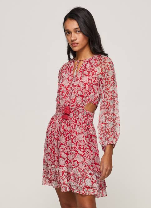 multi_vestido_con_estampado_floral_pepe_jeans_06x4144_mujer.jpg multi vestido con estampado floral Pepe Jeans 06X4144 mujer - Imagen 1