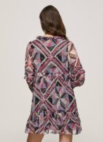 multi vestido corto de corte boxy Pepe Jeans 06X4179 mujer - Imagen 3