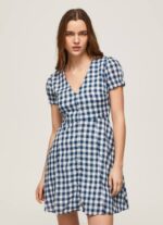 multi vestido estampado a cuadros Pepe Jeans 06X4184 mujer