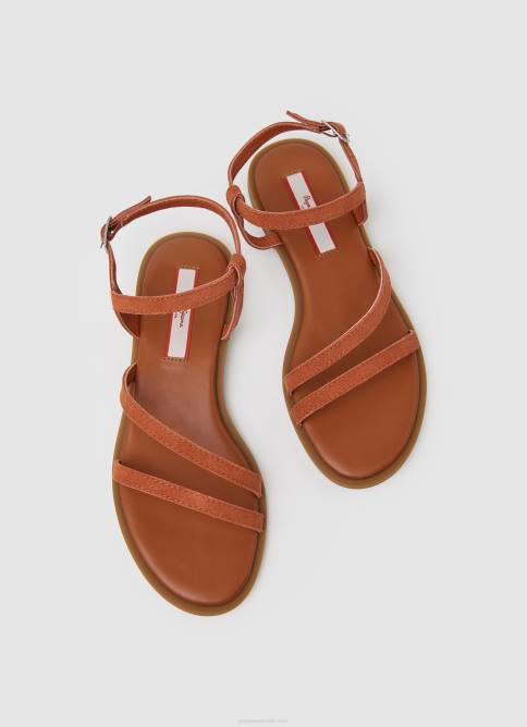 naranja óxido sandalias planas de ante hayes folk Pepe Jeans 06X4667 mujer - Imagen 2