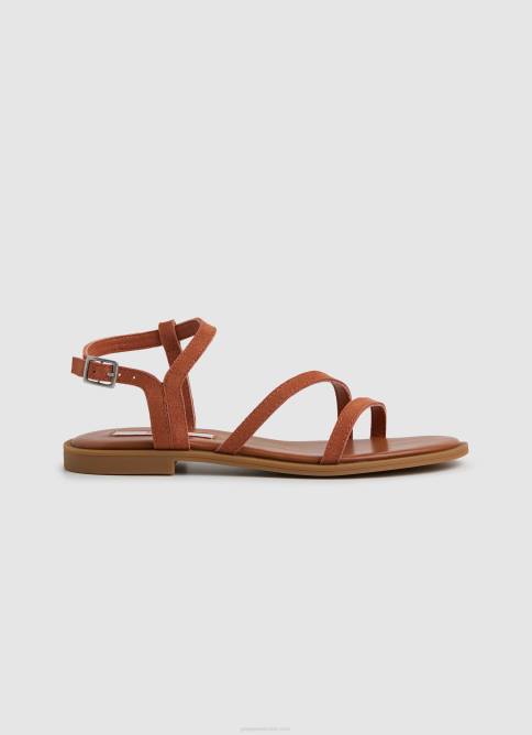 naranja óxido sandalias planas de ante hayes folk Pepe Jeans 06X4667 mujer - Imagen 1