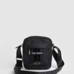 negro bolsa crossbody con logo en relieve Pepe Jeans 06X41292 hombres