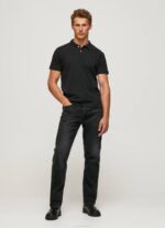 negro camiseta con logo Pepe Jeans 06X41086 hombres - Imagen 2