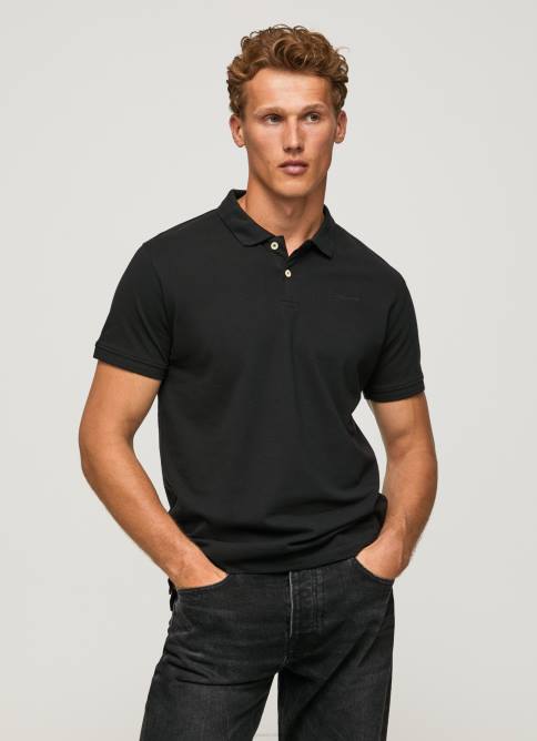 negro_camiseta_con_logo_pepe_jeans_06x41086_hombres.jpg negro camiseta con logo Pepe Jeans 06X41086 hombres - Imagen 1
