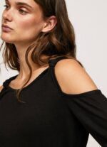 negro camiseta de manga larga con tirantes Pepe Jeans 06X4399 mujer - Imagen 3
