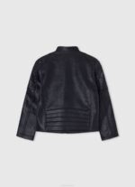negro chamarra biker con hombros acolchados Pepe Jeans 06X41571 chico - Imagen 2
