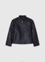 negro chamarra biker con hombros acolchados Pepe Jeans 06X41571 chico
