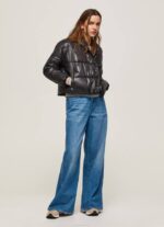 negro chamarra capitonada brillante Pepe Jeans 06X4123 mujer - Imagen 2