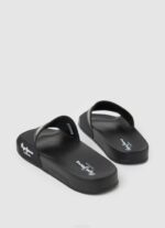 negro chanclas de playa con textura deslizante Pepe Jeans 06X41263 hombres - Imagen 4