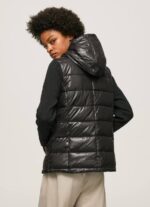 negro chaqueta acolchada con acabado mate Pepe Jeans 06X4121 mujer - Imagen 4